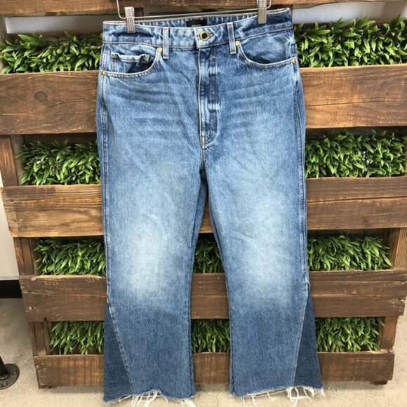 Khaite Layla Flaire Leg Jeans Size 30 - Picture 1 of 7